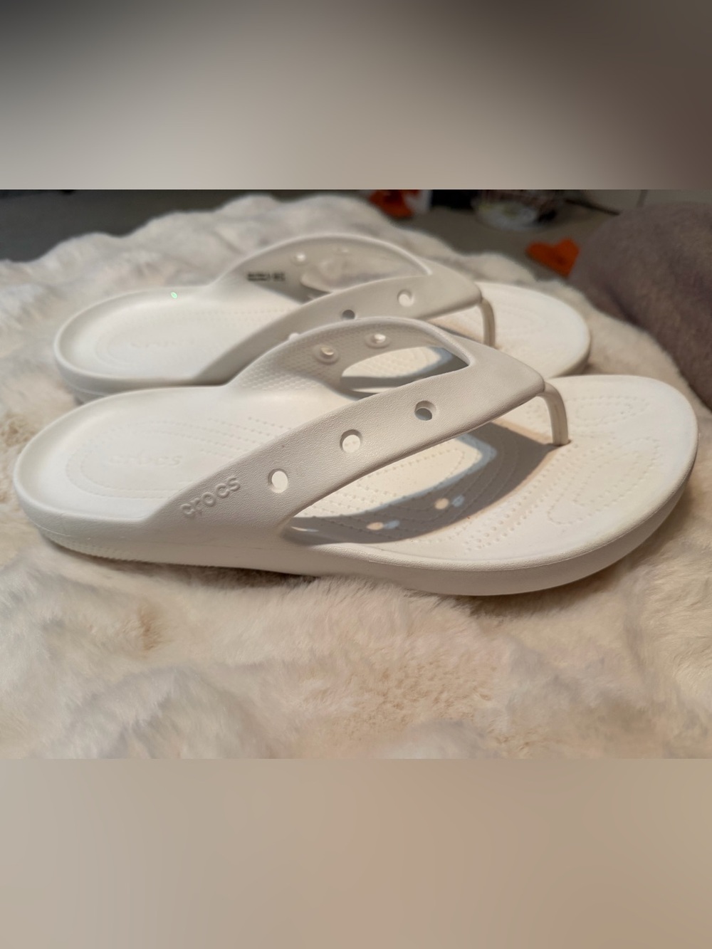 Croc’s White Orthopedic Slides•11 - Picture 3 of 7